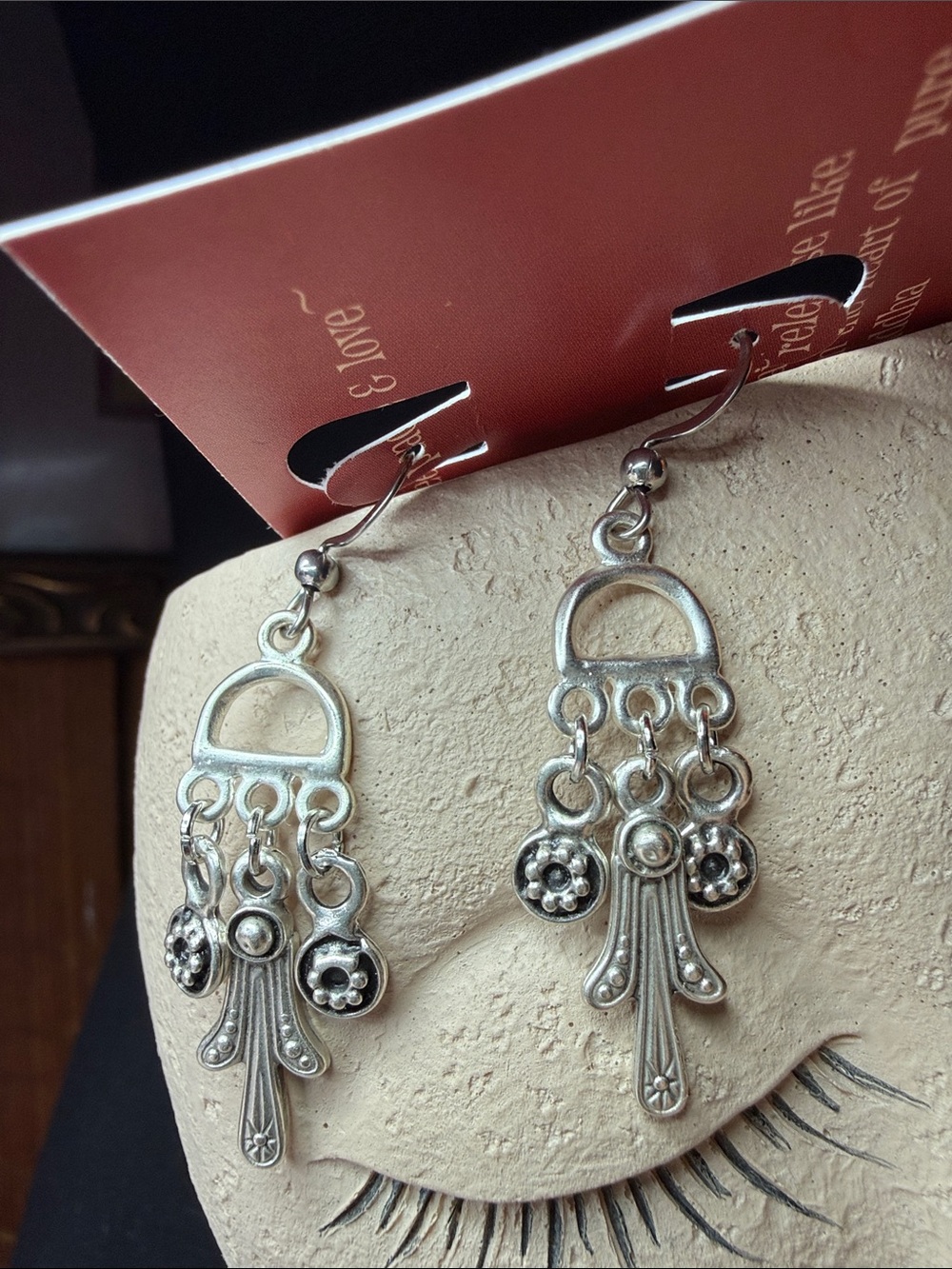 Sterling-Effect Silver Chandelier Drop Earrings - Women Jewelry
